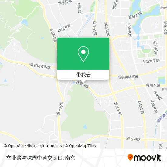 立业路与秣周中路交叉口地图