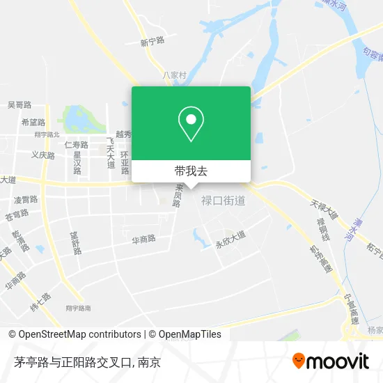 茅亭路与正阳路交叉口地图