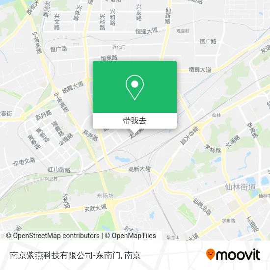 南京紫燕科技有限公司-东南门地图