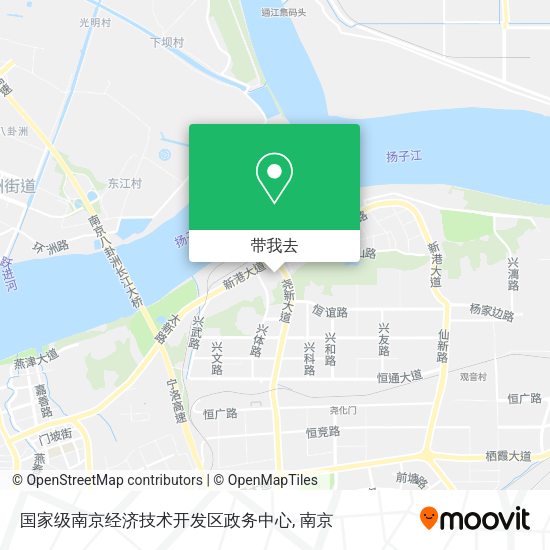 国家级南京经济技术开发区政务中心地图