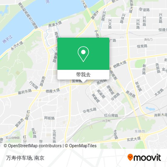 万寿停车场地图