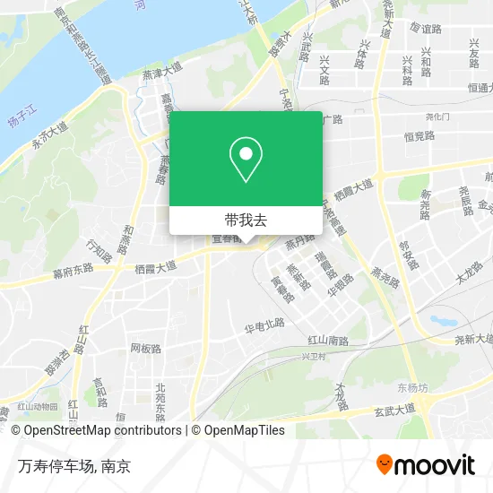 万寿停车场地图