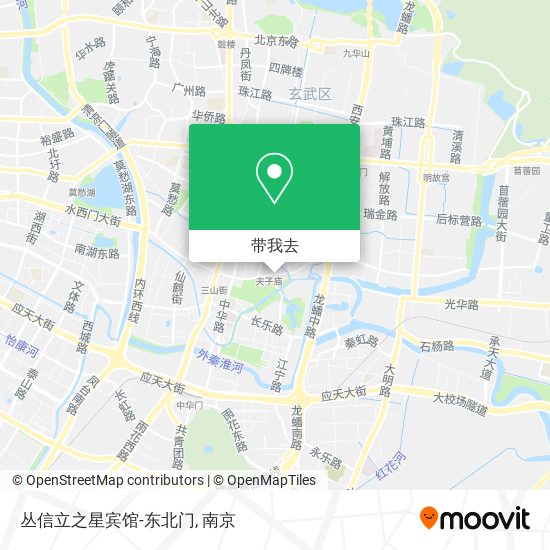丛信立之星宾馆-东北门地图