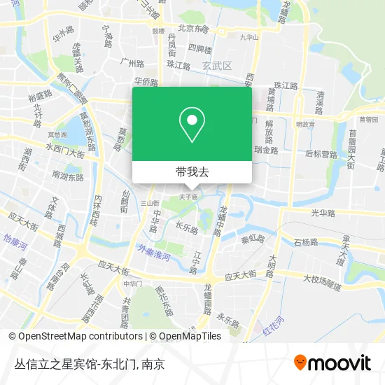 丛信立之星宾馆-东北门地图