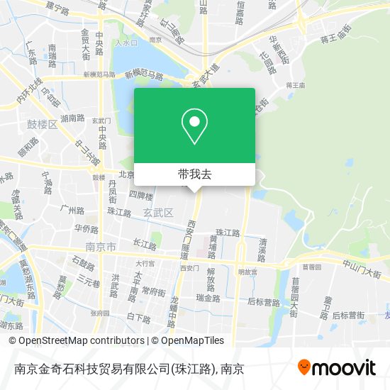 南京金奇石科技贸易有限公司(珠江路)地图