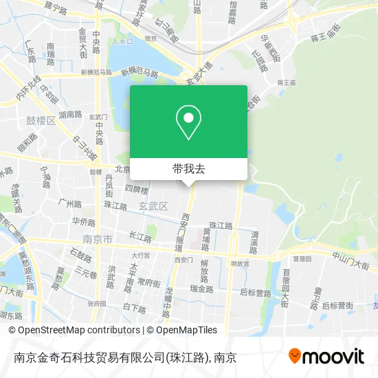 南京金奇石科技贸易有限公司(珠江路)地图
