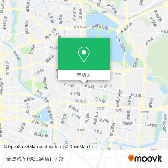 金鹰汽车(珠江路店)地图