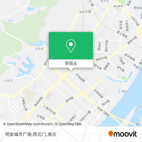 明发城市广场-西北门地图