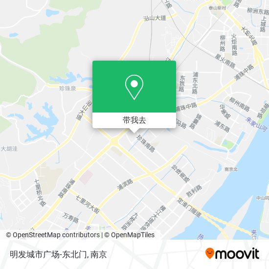 明发城市广场-东北门地图