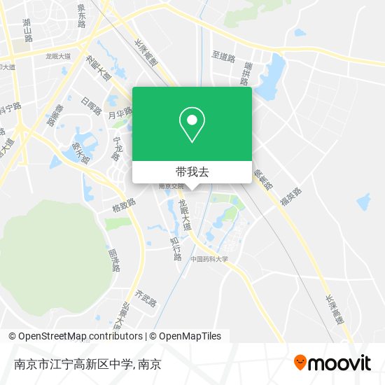 南京市江宁高新区中学地图
