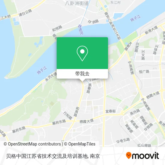 贝格中国江苏省技术交流及培训基地地图