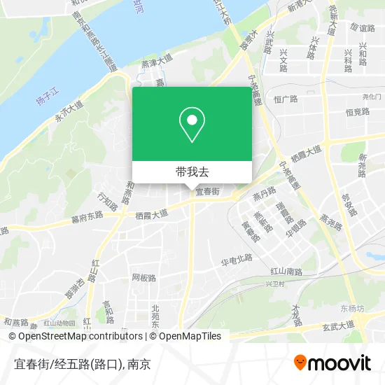 宜春街/经五路(路口)地图