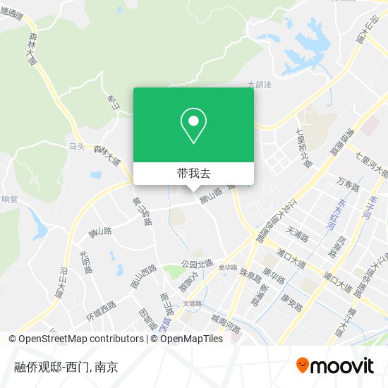 融侨观邸-西门地图