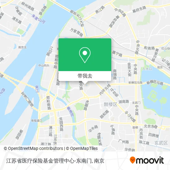 江苏省医疗保险基金管理中心-东南门地图