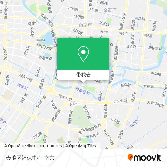秦淮区社保中心地图