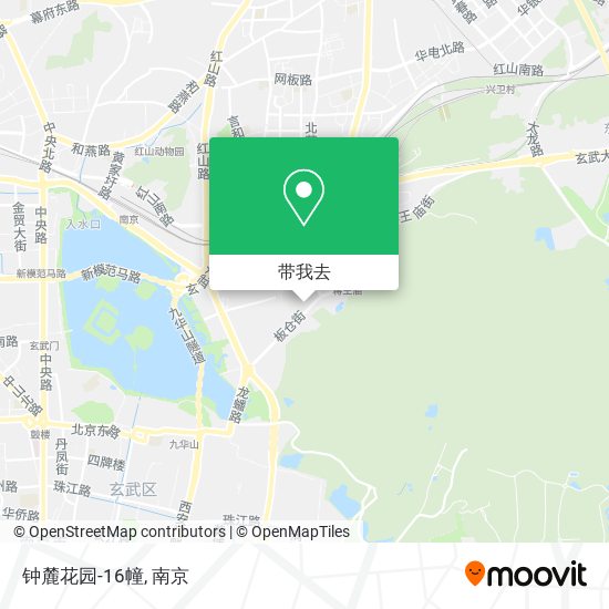 钟麓花园-16幢地图