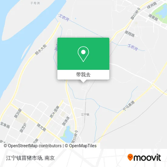 江宁镇苗猪市场地图