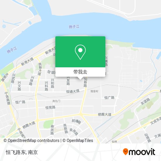 恒飞路东地图