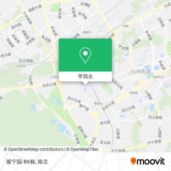 紫宁园-B6栋地图
