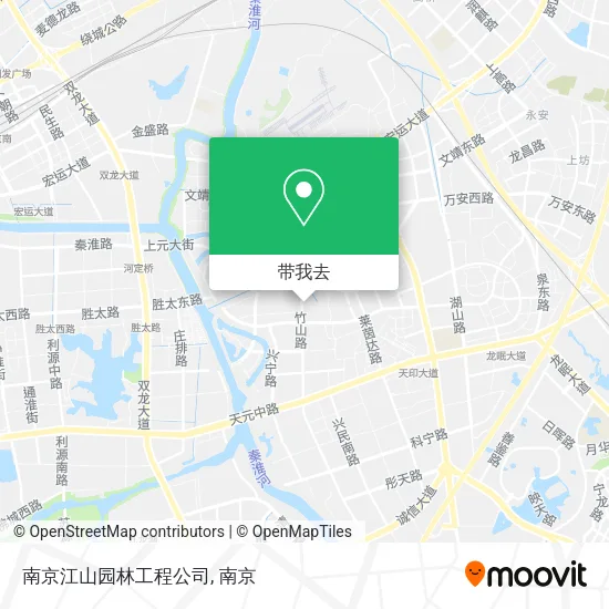 南京江山园林工程公司地图