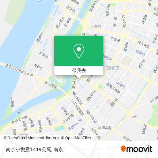 南京小悦意1419公寓地图