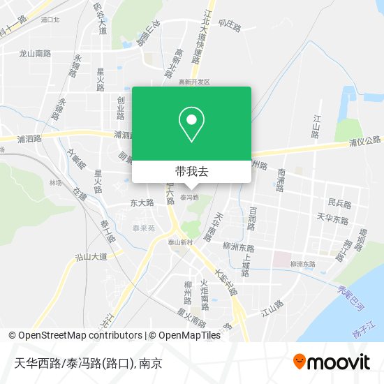 天华西路/泰冯路(路口)地图