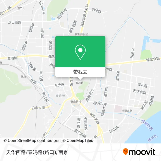 天华西路/泰冯路(路口)地图