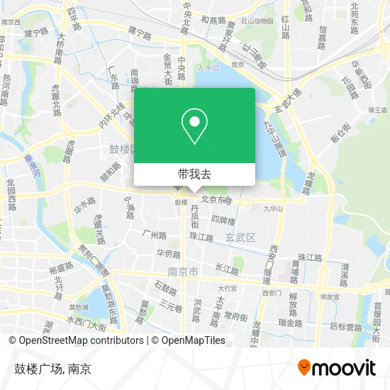 鼓楼广场地图