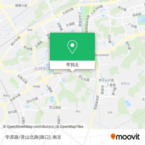 学原路/灵山北路(路口)地图