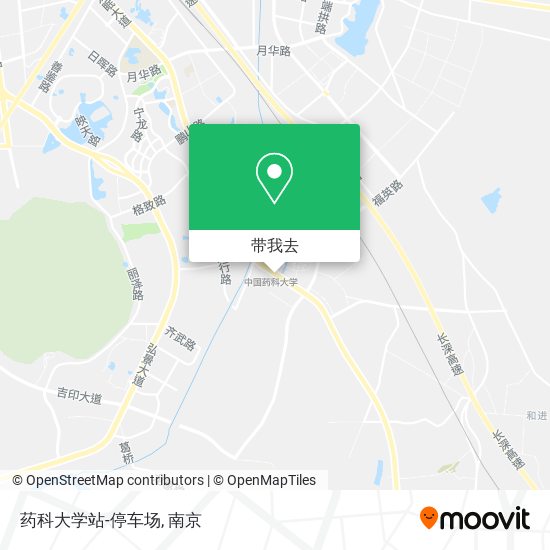 药科大学站-停车场地图