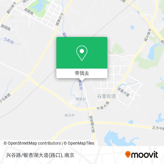 兴谷路/银杏湖大道(路口)地图
