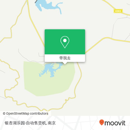 银杏湖乐园-自动售货机地图
