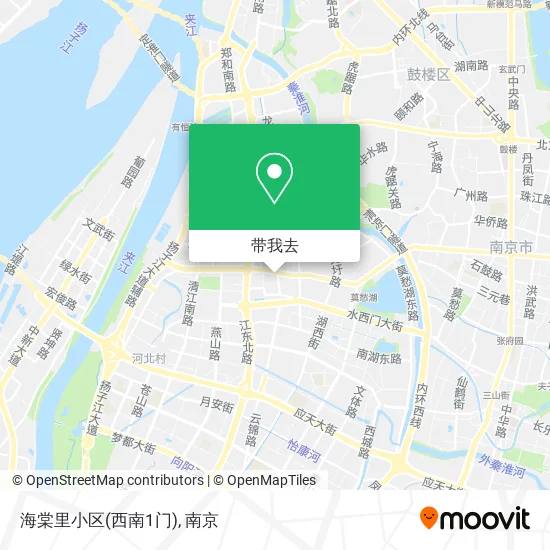 海棠里小区(西南1门)地图