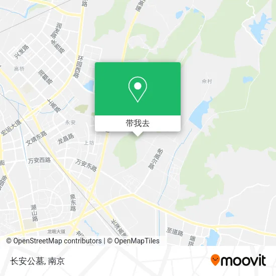 长安公墓地图