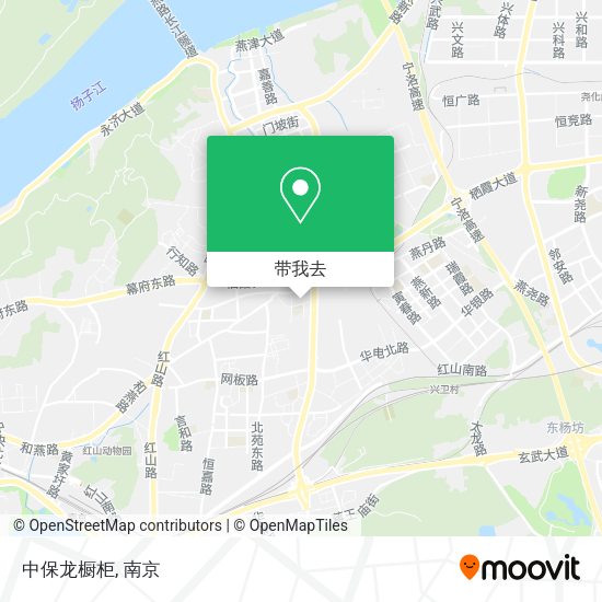 中保龙橱柜地图