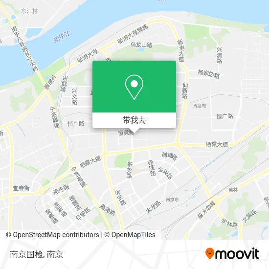 南京国检地图