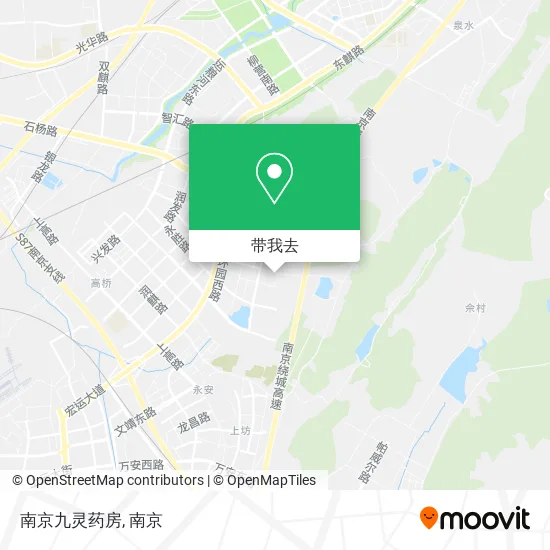 南京九灵药房地图