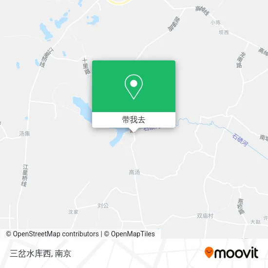 三岔水库西地图