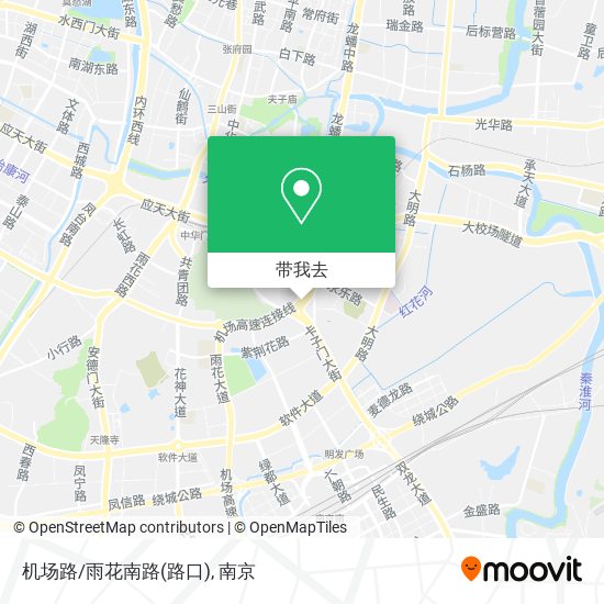 机场路/雨花南路(路口)地图