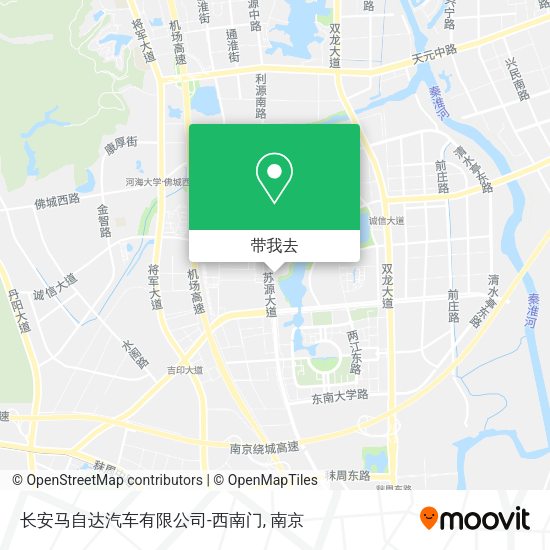 长安马自达汽车有限公司-西南门地图