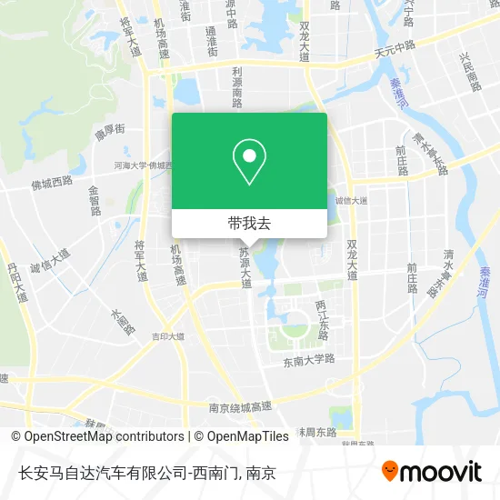 长安马自达汽车有限公司-西南门地图