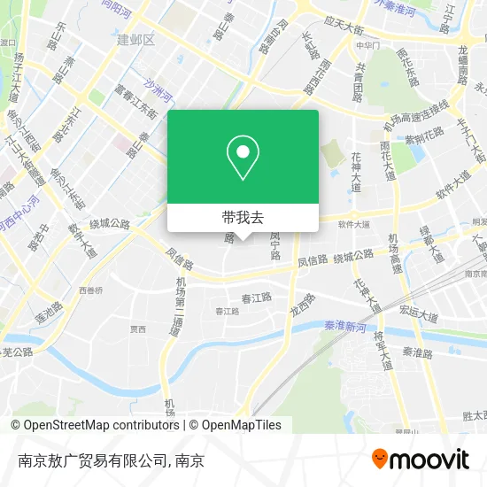 南京敖广贸易有限公司地图