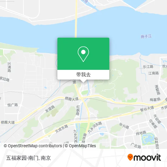 五福家园-南门地图