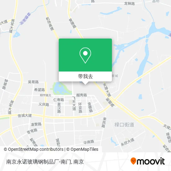 南京永诺玻璃钢制品厂-南门地图