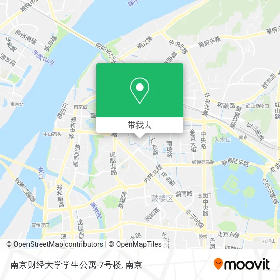 南京财经大学学生公寓-7号楼地图