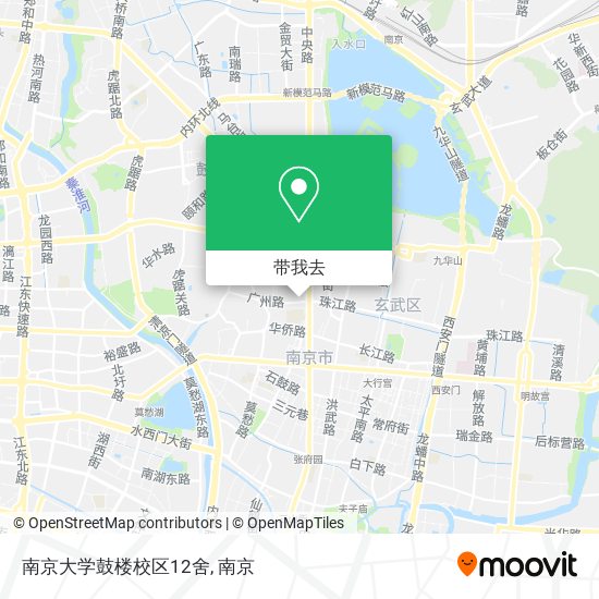 南京大学鼓楼校区12舍地图