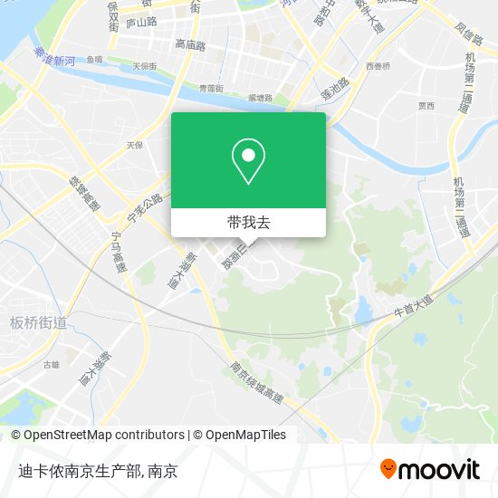 迪卡侬南京生产部地图
