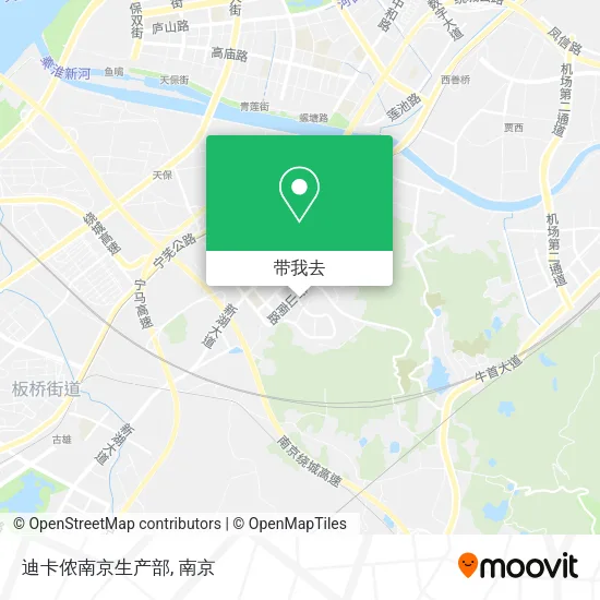 迪卡侬南京生产部地图