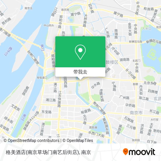 格美酒店(南京草场门南艺后街店)地图