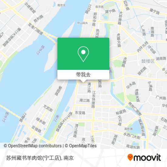 苏州藏书羊肉馆(宁工店)地图